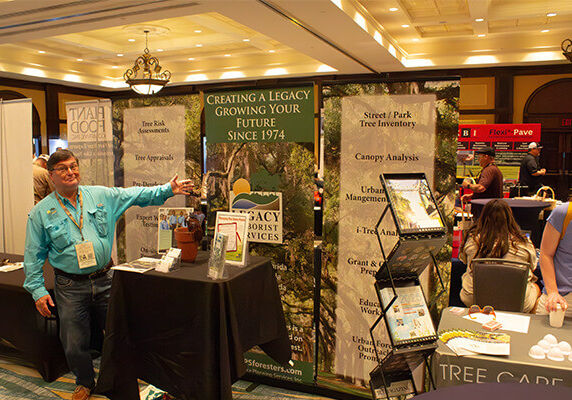 Inside exhibitor booth TF 2025